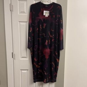 Nina Parker Multicolor Long Sleeve Dress